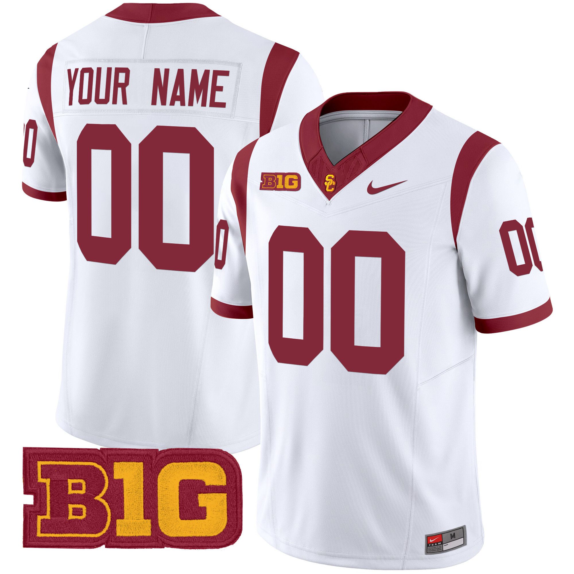 Men USC Trojans White Nike 2024 Vapor Limited Custom NCAA Jersey